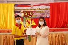 พิธีเปิดโครงการรณรงค์ป้องกันยาเสพติดในสถานศึกษา โรงเรียนกีฬาเทศบาลนครแม่สอด