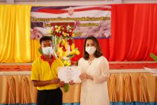 พิธีเปิดโครงการรณรงค์ป้องกันยาเสพติดในสถานศึกษา โรงเรียนกีฬาเทศบาลนครแม่สอด