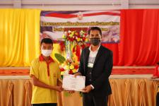 พิธีเปิดโครงการรณรงค์ป้องกันยาเสพติดในสถานศึกษา โรงเรียนกีฬาเทศบาลนครแม่สอด