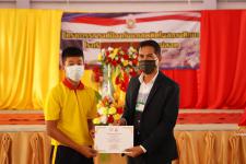 พิธีเปิดโครงการรณรงค์ป้องกันยาเสพติดในสถานศึกษา โรงเรียนกีฬาเทศบาลนครแม่สอด