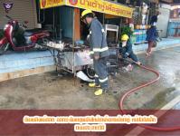 ดับเพลิงเเม่สอด ออกระงับเหตุเพลิงไหม้ซาเล้งขายน้ำเต้าหู้ หน้าโลตัสเล็ก