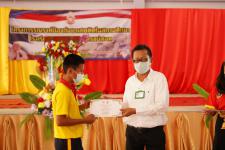 พิธีเปิดโครงการรณรงค์ป้องกันยาเสพติดในสถานศึกษา โรงเรียนกีฬาเทศบาลนครแม่สอด