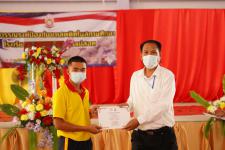 พิธีเปิดโครงการรณรงค์ป้องกันยาเสพติดในสถานศึกษา โรงเรียนกีฬาเทศบาลนครแม่สอด