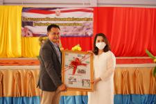 พิธีเปิดโครงการรณรงค์ป้องกันยาเสพติดในสถานศึกษา โรงเรียนกีฬาเทศบาลนครแม่สอด