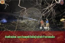 ดับเพลิงแม่สอด ออกระงับเหตุเพลิงไหม้หญ้าเเห้งหลังร้านลาบคนเมือง