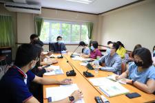 ผอ.กองยุทธศาสตร์และงบประมาณ จัดประชุมประจำเดือนพฤษภาคม กองยุทธศาสตร์และงบประมาณ เทศบาลนครแม่สอด ครั้งที่ 5/2564