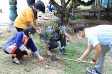 กองยุทธศาสตร์และงบประมาณ ร่วมกิจกรรมปลูกต้นไม้ประจำปีแห่งชาติ พ.ศ.2564