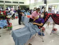 กองยุทธศาสตร์และงบประมาณ ร่วมบริจาคโลหิตอำเภอแม่สอด