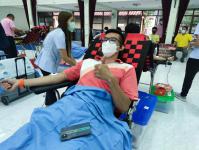 กองยุทธศาสตร์และงบประมาณ ร่วมบริจาคโลหิตอำเภอแม่สอด