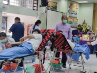 กองยุทธศาสตร์และงบประมาณ ร่วมบริจาคโลหิตอำเภอแม่สอด