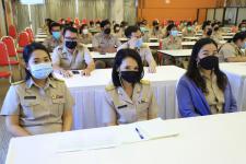 กองยุทธศาสตร์และงบประมาณ ร่วมกิจกรรมโครงการผู้บริหารมอบนโยบายการทำงานตามหลักธรรมาภิบาล