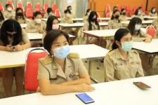 กองยุทธศาสตร์และงบประมาณ ร่วมกิจกรรมโครงการผู้บริหารมอบนโยบายการทำงานตามหลักธรรมาภิบาล