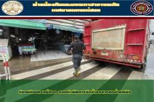 ดับเพลิงนครแม่สอด ออกดำเนินการฉีดล้างตลาดสดบ้านเหนือ