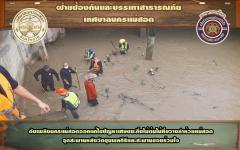 ดับเพลิงนครแม่สอดออกแก้ไขปัญหาเศษขยะกิ่งไม้ต้นไม้ที่ขวางลำห้วยแม่สอดจุดสะพานหลังวัดชุมพลคีรีและสะพานซอยร่วมใจ