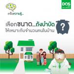 เกร็ดความรู้... เลือกขนาด...ถังบำบัดน้ำเสียให้เหมาะกับจำนวนคนในบ้าน