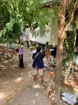 ลงพื้นที่ชุมชนสักทอง จำนวน 9 ครัวเรือน เพื่อเยี่ยมบ้านและสอบข้อเท็จจริงเบื้องเพื่อประกอบการวางแผนพิจารณาให้ความช่วยเหลือด้านการส่งเสริมและพัฒนาคุณคุณภาพชีวิตตามความเหมาะสมต่อไป