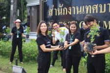 เทศบาลนครแม่สอด ดำเนินโครงการปลุกดอกดาวเรือง ถวายเป็นพระราชกุศล