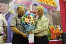 แม่สอดมูลนิธิสามัคคีการกุศล ศาลเจ้าจีนจัดงานเลี้ยงฉลอง ดร.เทอดเกียรติ ชินสรนันท์ นายกเทศมนตรีนครแม่สอดและนายอำนาจ ยุวพันธ์ ที่ปรึกษานายกเทศมนตรีนครแม่สอด