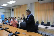 เทศบาลนครแม่สอด ต้อนรับคณะศึกษาดูงาน จากเทศบาลเมืองชุมพร