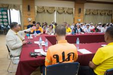 เทศบาลนครแม่สอด ร่วมการฝึกให้ความช่วยเหลือผู้ประสบอัคคีภัยในโรงพยาบาลแม่สอด
