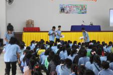 เทศบาลนครแม่สอดออกประชาสัมพันธ์เรื่องการจัดตั้งจังหวัดแม่สอดที่วิลัยการอาชีพแม่สอด