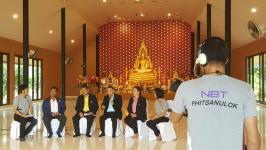 นายกเทศมนตรีนครแม่สอด ร่วมรายการถ่ายทอดสดช่อง nbt พิษณุโลก เกี่ยวกับเขตเศรษฐกิจพิเศษแม่สอด ที่บริษัททีเคการ์เม้นแม่ตาว