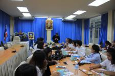 เทศบาลนครแม่สอด ต้อนรับคณะศึกษาดูงาน จากวิทยาลัยโพธิวิชชาลัย มหาวิทยาลัยศรีนครินทรวิโรฒ จังหวัดตาก