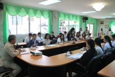 เทศบาลนครแม่สอด ต้อนรับคณะศึกษาดูงาน จากวิทยาลัยชุมชนจังหวัดตาก หน่วจัดโรงเรียนอุ้มผางวิทยาคม