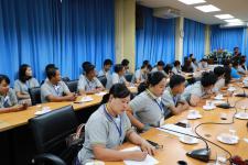 เทศบาลนครแม่สอด รับคณะศึกษาดูงานจากสถาบันวิชชาแห่งชาติ เมืองเมาะลำไย ประเทศเมียนมาร์