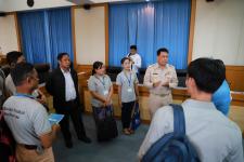 เทศบาลนครแม่สอด รับคณะศึกษาดูงานจากสถาบันวิชชาแห่งชาติ เมืองเมาะลำไย ประเทศเมียนมาร์
