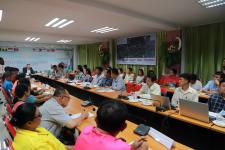 เทศบาลนครแม่สอด ประชุมโครงการก่อสร้างระบบระบายน้ำหลักเพื่อแก้ไขปัญหาน้ำท่วมในเขตเทศบาลนครแม่สอด