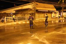 ทน.แม่สอดล้างตลาด-ถนนต้านโคโรนา2019