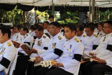 พิธีถวายดอกไม้จันทน์ บำเพ็ญกุศลถวายพระศพ สมเด็จพระญาณสังวร สมเด็จพระสังฆราช สกลมหาสังฆปรินายก