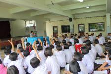 การประชาสัมพันธ์การจัดตั้ง จังหวัดแม่สอด ณ อำเภอแม่ระมาด
