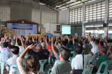 เทศบาลนครแม่สอด จัดประชุมประชาคมรับฟังความคิดเห็นของประชาชนและแจกเบี้ยยังชีพผู้สูงอายุและผู้พิการ ประจำเดือนกันยายน  2561