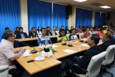 เทศบาลนครแม่สอด ต้อนรับคณะศึกษาดูงาน จากองค์การบริหารส่วนตำบลเกาะขนุน