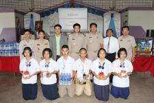 คณะผู้บิหารเทศบาลนครแม่สอด มอบของบริโภคให้แก่โรงเรียน ทั้ง5โรงเรียน