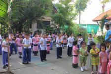 เทศบาลนครแม่สอด จัดโครงการหนูรักษ์วัฒนธรรมกิจกรรมลอยกระทง
