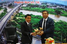 เทศบาลนครแม่สอด ต้อนรับคณะศึกษาดูงาน จากจังหวัดตรัง