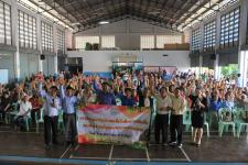 เทศบาลนครแม่สอด จัดประชุมประชาคมรับฟังความคิดเห็นของประชาชนและแจกเบี้ยยังชีพผู้สูงอายุและผู้พิการ ประจำเดือนพฤศจิกายน 2561