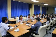 เทศบาลนครแม่สอด ต้อนรับคณะศึกษาดูงาน จากมหาวิทยาลัยธรรมศาสตร์ ศูนย์ลําปาง