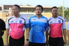 เทศบาลนครแม่สอดจัดการแข่งขันฟุตบอลนัดกระชับมิตรระหว่างทีมอาวุโสนครแม่สอดและทีมรักกสิกร