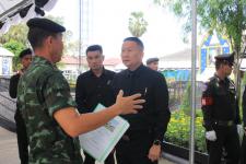 เทศบาลนครแม่สอดลงตรวจสถานที่จัดงานพระราชพิธีถวาย พระเพลิงพระบรมศพพระบาทสมเด็จพระปรมินทร มหาภูมิพลอดุลยเดช