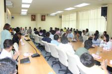 ต้อนรับคณะศึกษาดูงานเทศบาลตำบลสามบัณฑิต