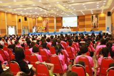 นายกเทศมนตรีนครแม่สอด และประธานสภาเทศบาล พบปะให้กำลังใจนักเรียน คณะครู ร่วมการแข่งขันทักษะทางวิชาการระดับภาคเหนือ ครั้งที่ 17