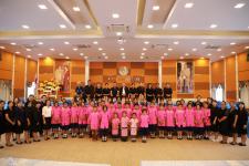 นายกเทศมนตรีนครแม่สอด และประธานสภาเทศบาล พบปะให้กำลังใจนักเรียน คณะครู ร่วมการแข่งขันทักษะทางวิชาการระดับภาคเหนือ ครั้งที่ 17