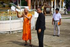 เทศบาลนครแม่สอดลงสำรวจพื้นที่จัดงานพระราชพิธีถวาย พระเพลิงพระบรมศพพระบาทสมเด็จพระปรมินทร มหาภูมิพลอดุลยเดช