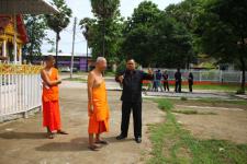 เทศบาลนครแม่สอดลงสำรวจพื้นที่จัดงานพระราชพิธีถวาย พระเพลิงพระบรมศพพระบาทสมเด็จพระปรมินทร มหาภูมิพลอดุลยเดช