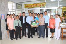 เจ้าหน้าที่ พนักงาน เทศบาลนครแม่สอด พร้อมใจกันอวยพรปีใหม่ ท่านนายกฯ