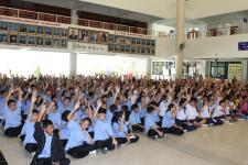 คณะผู้บริหารเทศบาลนครแม่สอด โดย จัดทำประชาคมและประชาสัมพันธ์โครงการรักษ์ รักษ์น้ำในพื้นที่ทรงงานสมเด็จพระเทพฯรัตนสุดาสยามบรมราชกุมารี โครงการก่อสร้างมหาลัยนานาชาติและการจัดตั้งท้องถิ่นรูปแบบพิเศษ นครแม่สอด ร.ร.ราษฎวิทยาคม อ.แม่สอด จ.ตาก